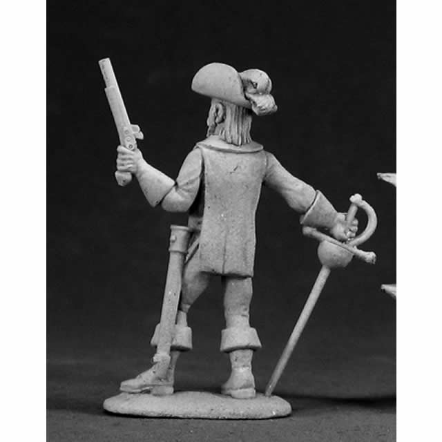 RPR03011 Alfonso Musketeer Miniature Figure 25mm Heroic Scale Dark Heaven Legends Reaper Miniatures 3rd Image