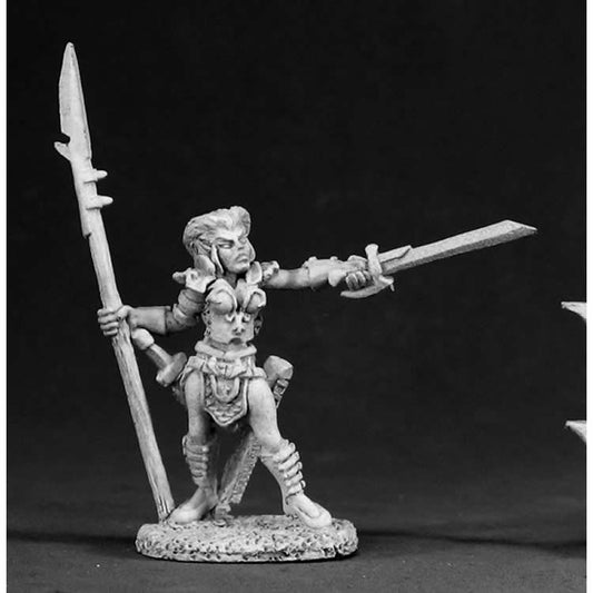 RPR03015 Maeral Female Elf Miniature Figure 25mm Heroic Scale Dark Heaven Legends Reaper Miniatures Main Image
