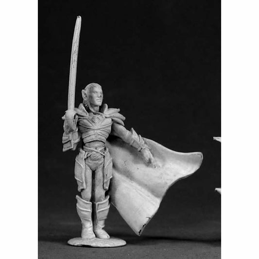 RPR03016 Toreth Male Dark Elf Miniature Figure 25mm Heroic Scale Dark Heaven Legends Reaper Miniatures Main Image