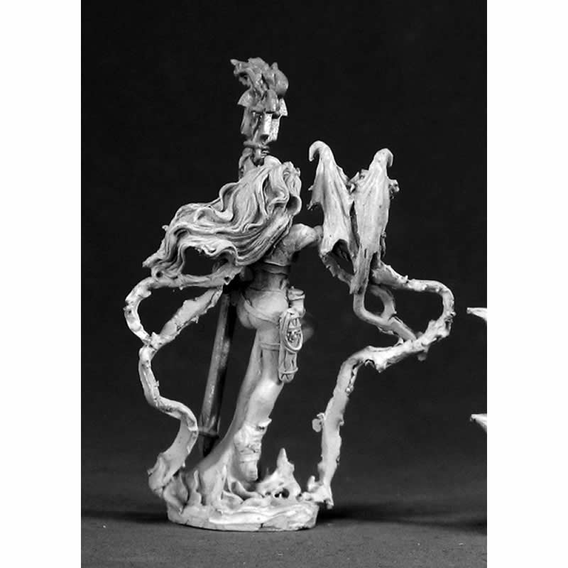 RPR03025 Pharess Fire Sorceress Miniature Figure 25mm Heroic Scale Dark Heaven Legends Reaper Miniatures 3rd Image