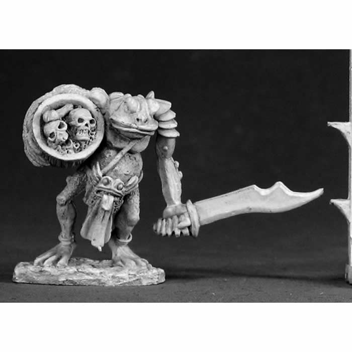 RPR03030 Toadman Miniature Figure 25mm Heroic Scale Dark Heaven Legends Main Image