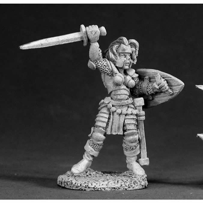 RPR03031 Collette of the Blade Miniature Figure 25mm Heroic Scale Dark Heaven Legends Main Image