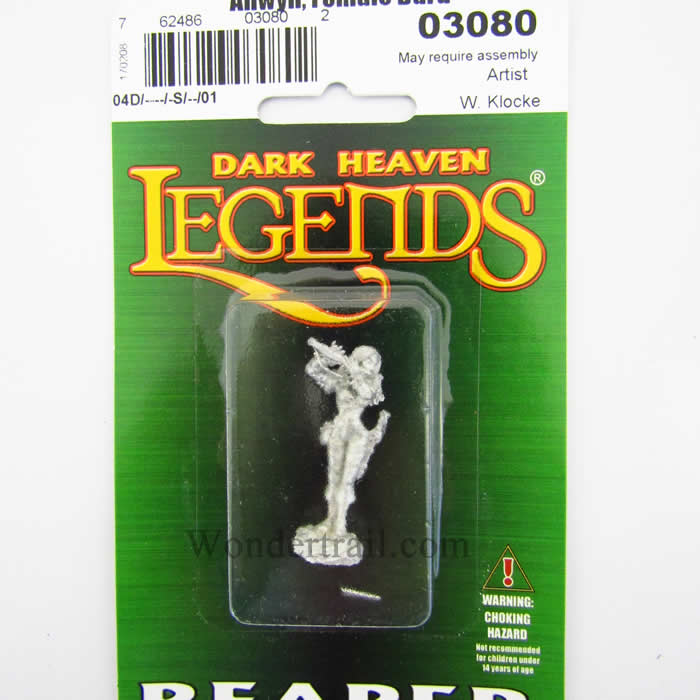 RPR03080 Anwyn Female Bard Miniature 25mm Heroic Scale Dark Heaven 2nd Image