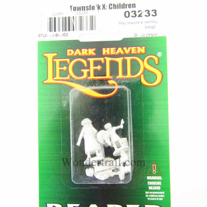 RPR03233 Townsfolk Children Miniature 25mm Heroic Scale Dark Heaven 2nd Image