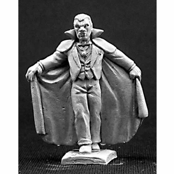 RPR03248 Classic Horror Dracula Miniature Figurine 25mm Heroic Scale Dark Heaven Legends Main Image