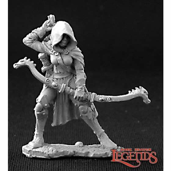 RPR03255 Callie Female Rogue with Bow Miniature 25mm Heroic Scale Main Image