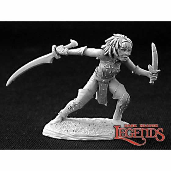 RPR03266 Lodoni Female Rogue Miniature 25mm Heroic Scale Dark Heaven Legends Main Image