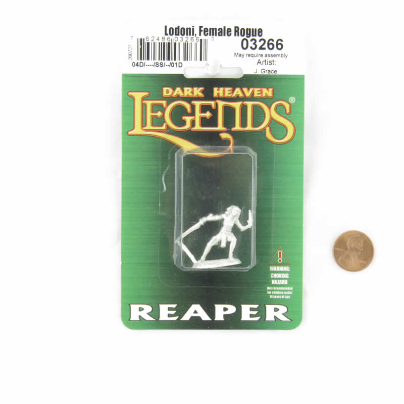 RPR03266 Lodoni Female Rogue Miniature 25mm Heroic Scale Dark Heaven Legends 2nd Image