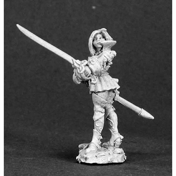 RPR03311 Rhaine Female Rogue Miniature 25mm Heroic Scale Main Image