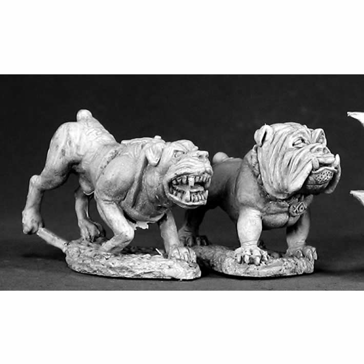 RPR03326 Guard Dogs Miniature Figure 25mm Heroic Scale Dark Heaven Legends Main Image