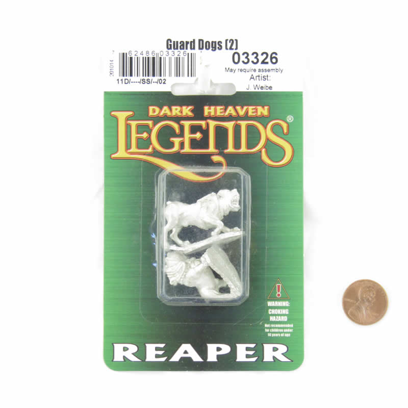 RPR03326 Guard Dogs Miniature Figure 25mm Heroic Scale Dark Heaven Legends 2nd Image