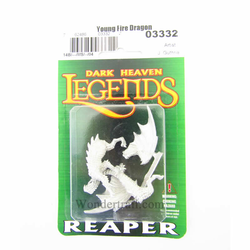 RPR03332 Young Fire Dragon Miniature 25mm Heroic Scale Dark Heaven Legends Reaper Miniatures 2nd Image