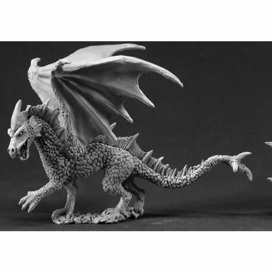 RPR03338 Young Ice Dragon Miniature 25mm Heroic Scale Dark Heaven Main Image