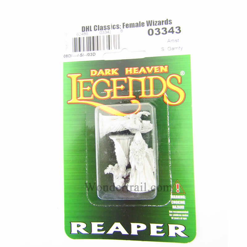 RPR03343 Classic Female Wizards Miniature 25mm Heroic Scale 2nd Image