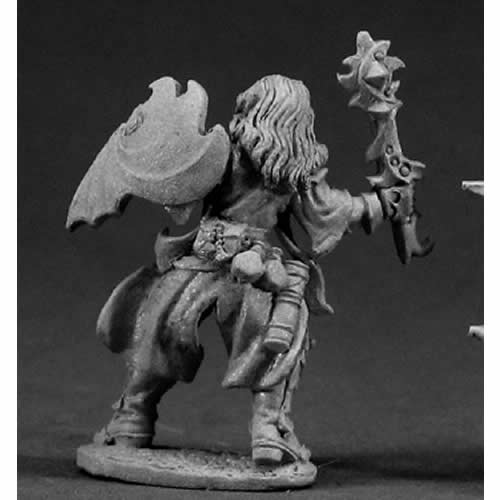 RPR03347 Larodin Dark Elf Cleric Miniature 25mm Heroic Scale 3rd Image