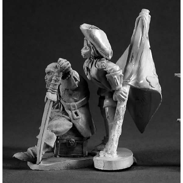 RPR03353 Pirate King and Queen Miniature 25mm Heroic Scale 3rd Image