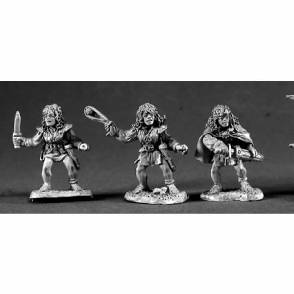 RPR03359 Classics Female Halflings Miniature 25mm Heroic Scale Main Image