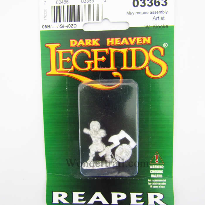 RPR03363 Dannin Deepaxe Female Dwarf Miniature 25mm Heroic Scale 2nd Image