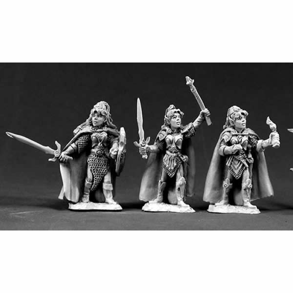 RPR03367 Classics Female Elves Miniature 25mm Heroic Scale Main Image