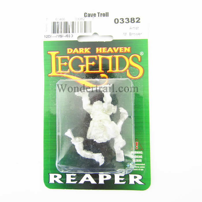 RPR03382 Cave Troll Miniature 25mm Heroic Scale Dark Heaven Legends 2nd Image