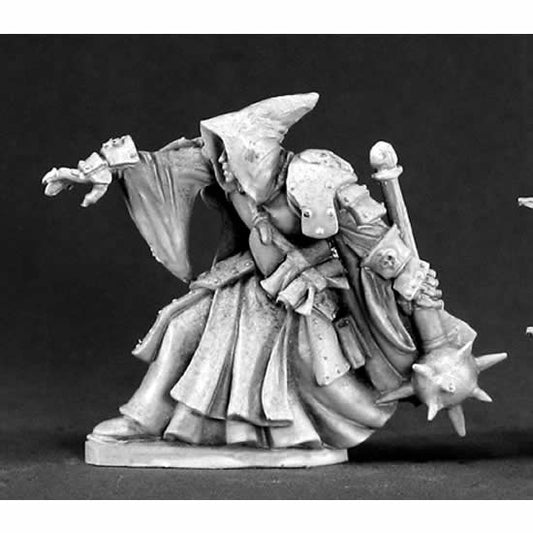 RPR03389 Deckard Nightveil Death Priest Miniature 25mm Heroic Scale Main Image