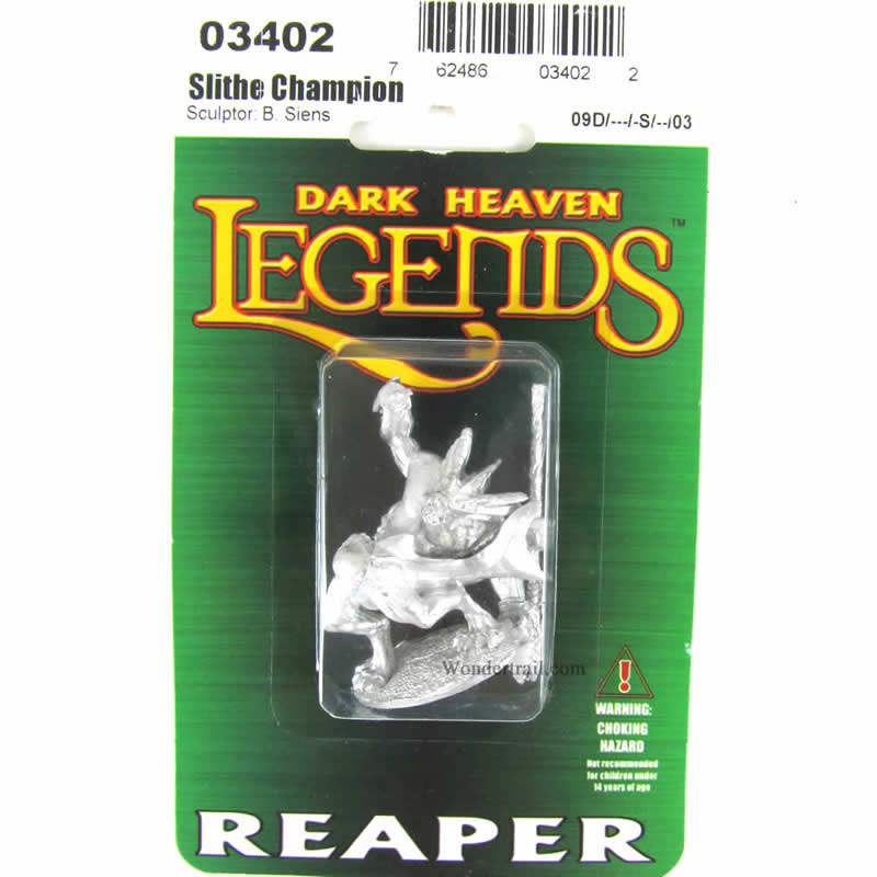 RPR03402 Slithe Champion Miniature 25mm Heroic Scale Dark Heaven 2nd Image