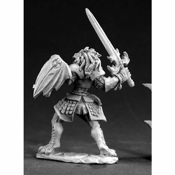 RPR03403 Nakaat Female Half-dragon Paladin Miniature 25mm Scale 2nd Image