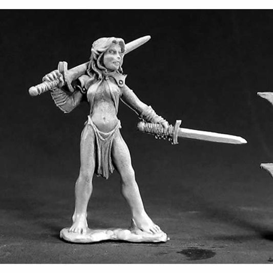 RPR03406 Anjanise Elf Druid Miniature 25mm Heroic Scale Dark Heaven Main Image