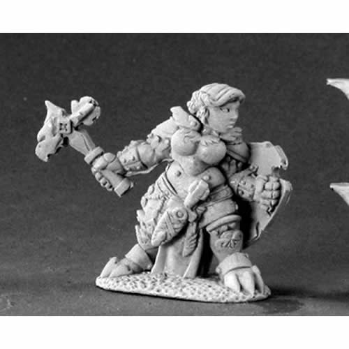 RPR03413 Nalila Goldhammer Female Dwarf Miniature 25mm Heroic Scale Main Image