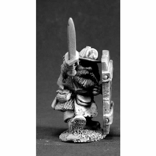 RPR03417 Cobb Blackbadger Dwarf Miner Miniature 25mm Heroic Scale Main Image