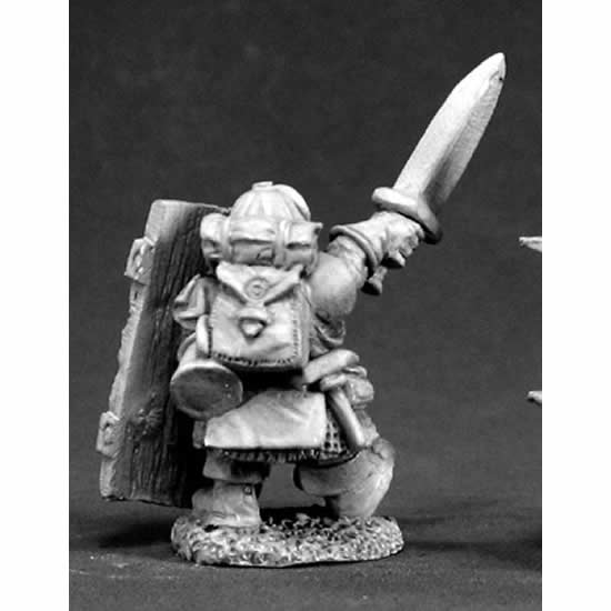 RPR03417 Cobb Blackbadger Dwarf Miner Miniature 25mm Heroic Scale 3rd Image