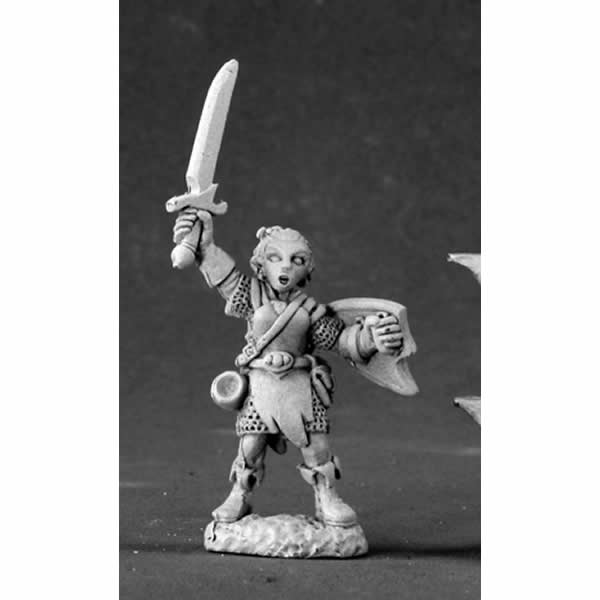RPR03441 Elliwyn Heatherlark Gnome Bard Miniature 25mm Heroic Scale Main Image