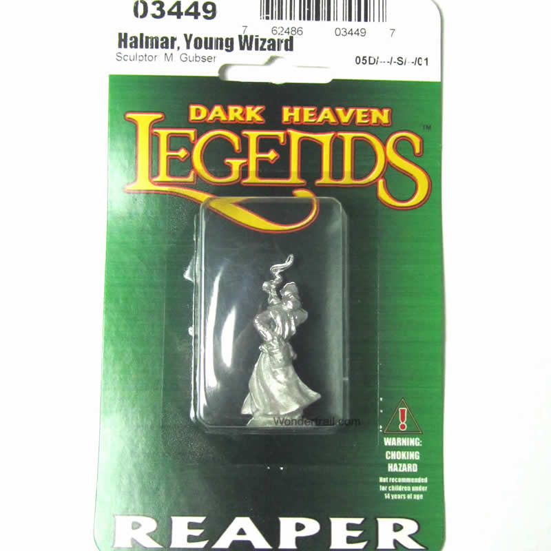 RPR03449 Young Wizard Halmar Miniature 25mm Heroic Scale 2nd Image