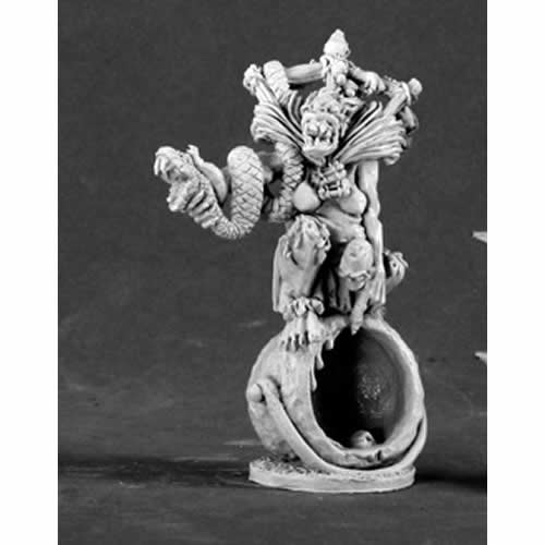 RPR03453 Ghoul Witch on Cauldron Miniature 25mm Heroic Scale Main Image