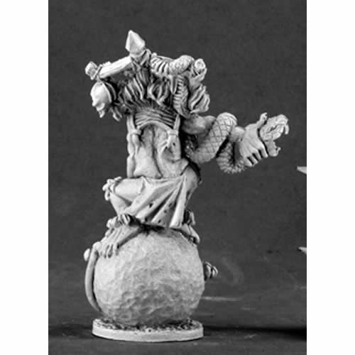 RPR03453 Ghoul Witch on Cauldron Miniature 25mm Heroic Scale 3rd Image