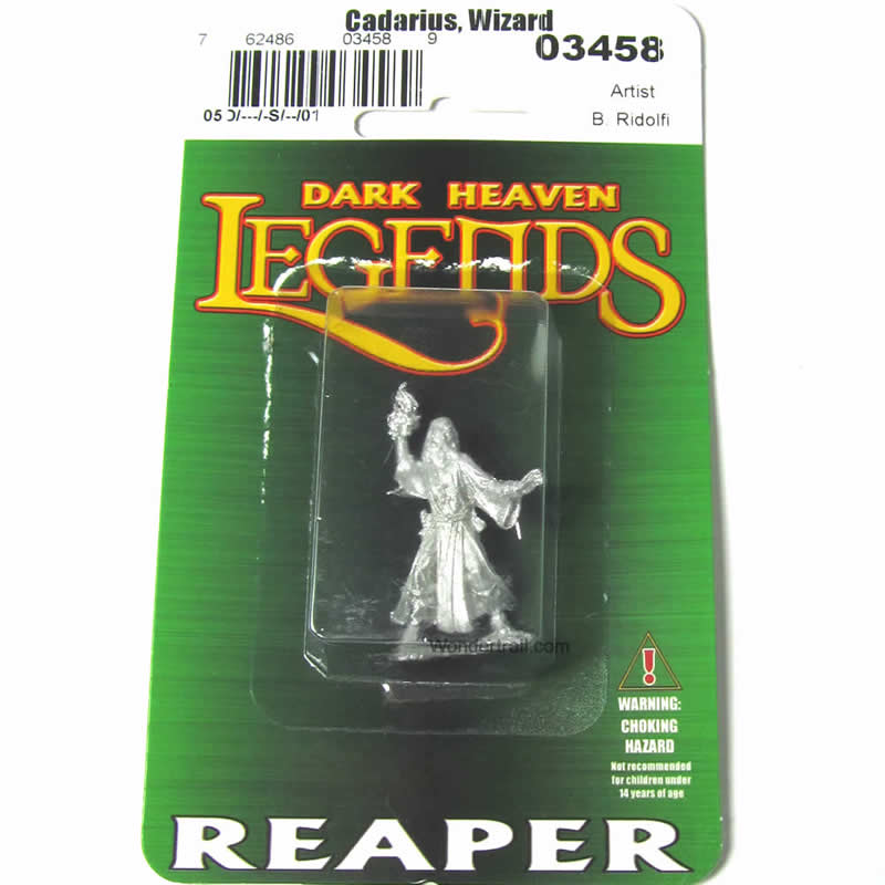 RPR03458 Cadarius Wizard Miniature 25mm Heroic Scale Dark Heaven 2nd Image