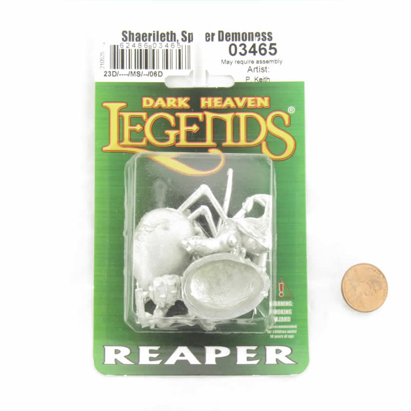RPR03465 Shaerileth Spider Demoness Miniature 25mm Heroic Scale Figure Dark Heaven Legends 2nd Image