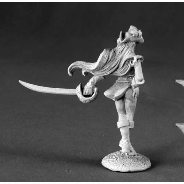 RPR03482 Lauren Silversail Female Elf Pirate Miniature 25mm Heroic Scale 3rd Image