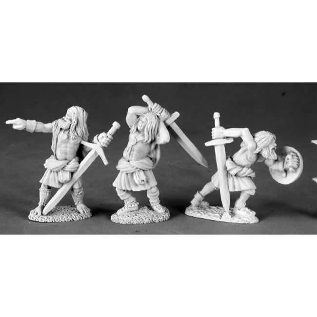 RPR03488 Highlanders Barbarian Miniature 25mm Heroic Scale Main Image