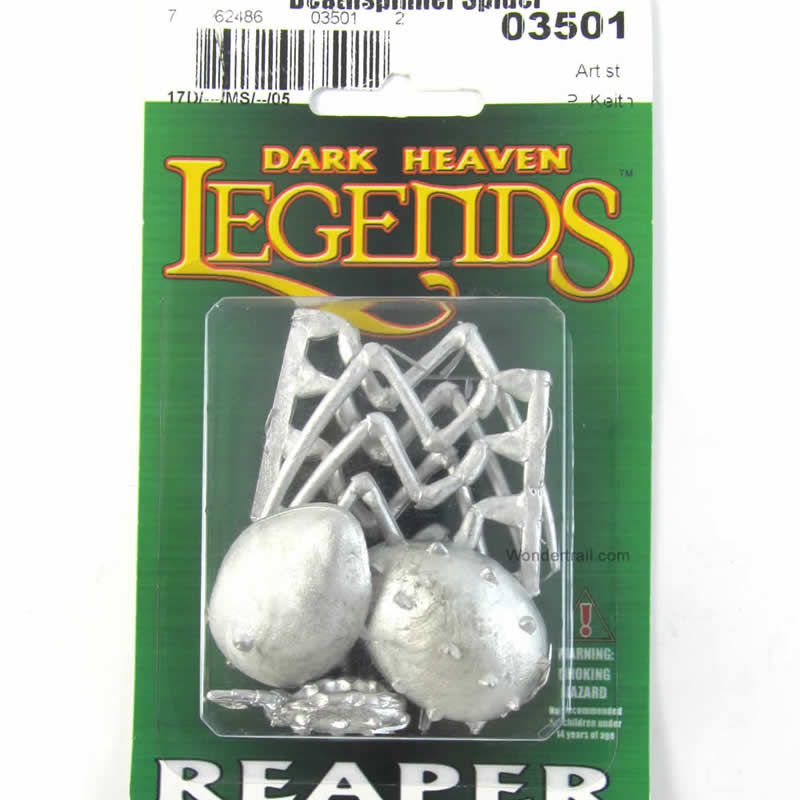 RPR03501 Deathspinner Spider Miniature 25mm Heroic Scale Dark Heaven 2nd Image