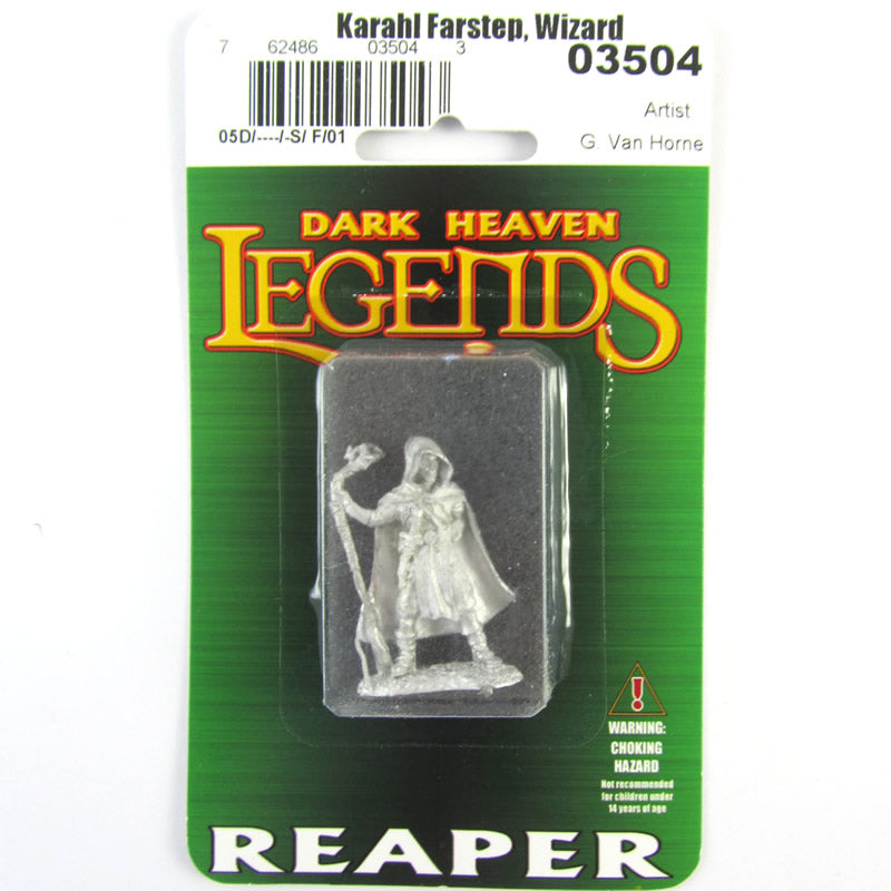RPR03504 Karahl Farstep Wizard Miniature 25mm Heroic Scale 2nd Image