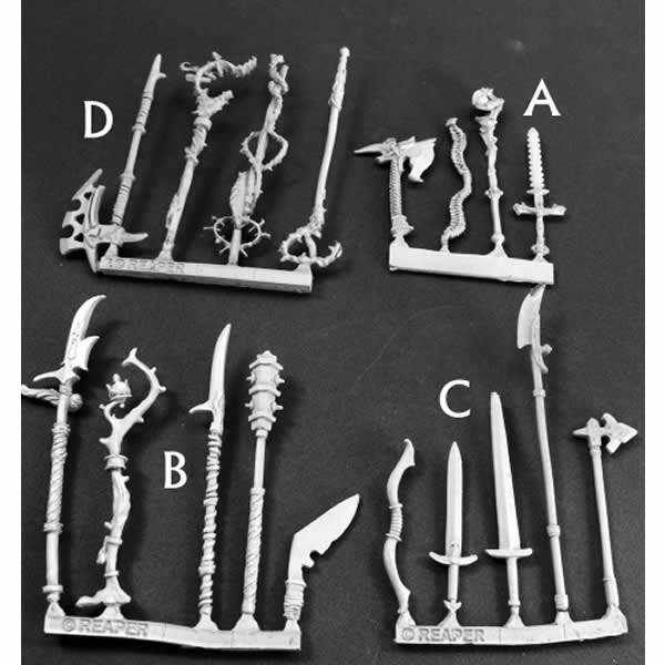RPR03560 Fantasy Weapons Pack Miniature 25mm Heroic Scale Main Image