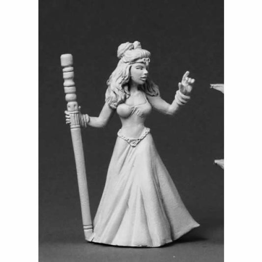 RPR03563 Tinley the Female Wizard Miniature 25mm Heroic Scale Main Image