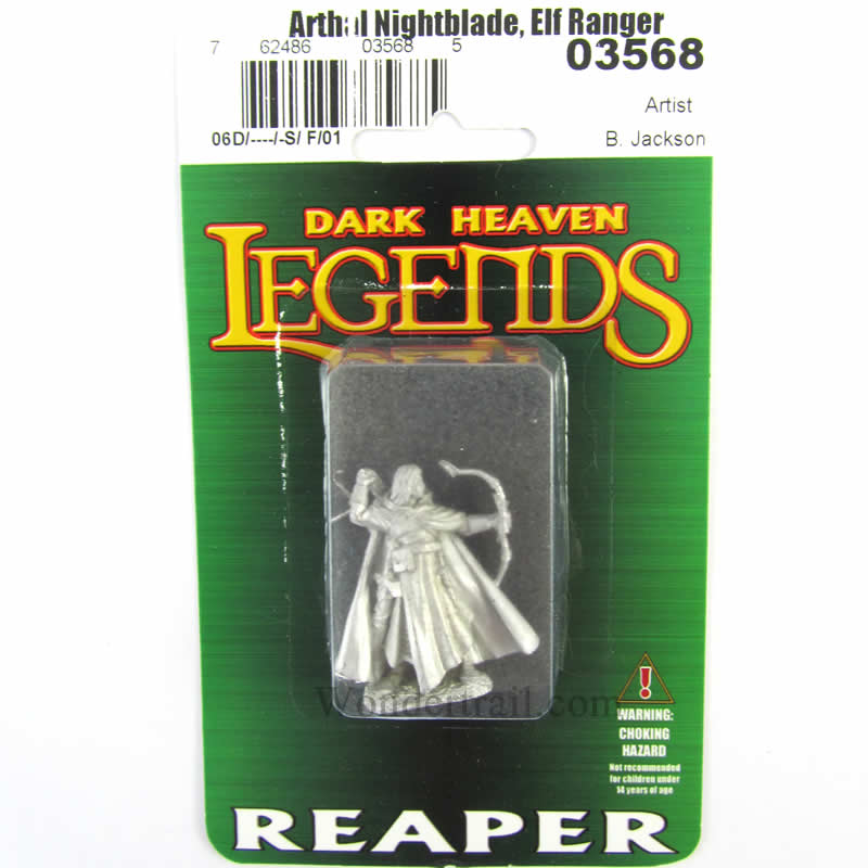RPR03568 Arthal Nightblade the Elf Ranger Miniature 25mm Heroic Scale 2nd Image