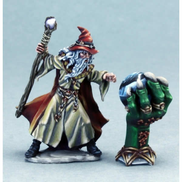 RPR03587 Wizard and Crystal Ball Miniature 25mm Heroic Scale 3rd Image