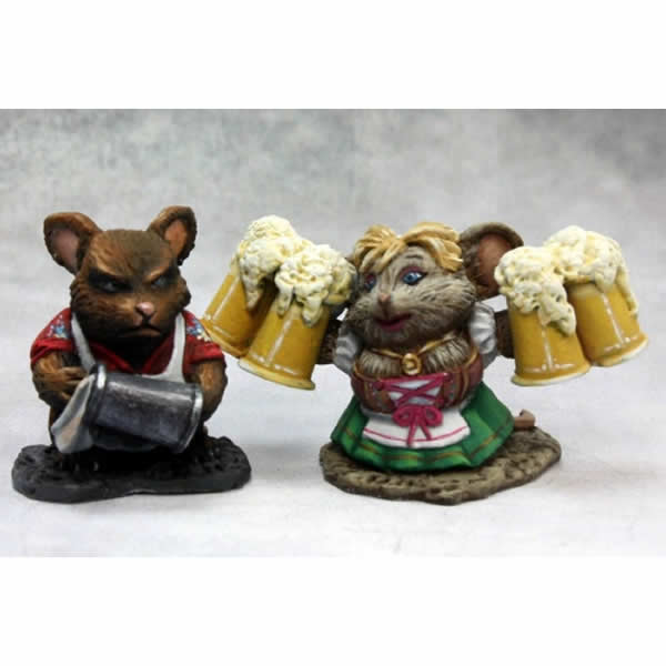 RPR03633 Mousling Bartender and Wench Miniature 25mm Heroic Scale Main Image