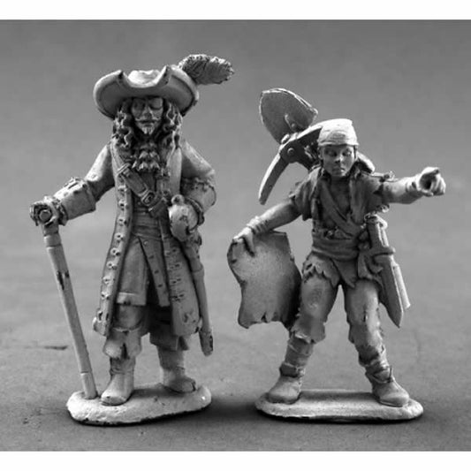 RPR03635 Pirate Lord and Cabin Boy Miniature 25mm Heroic Scale Main Image