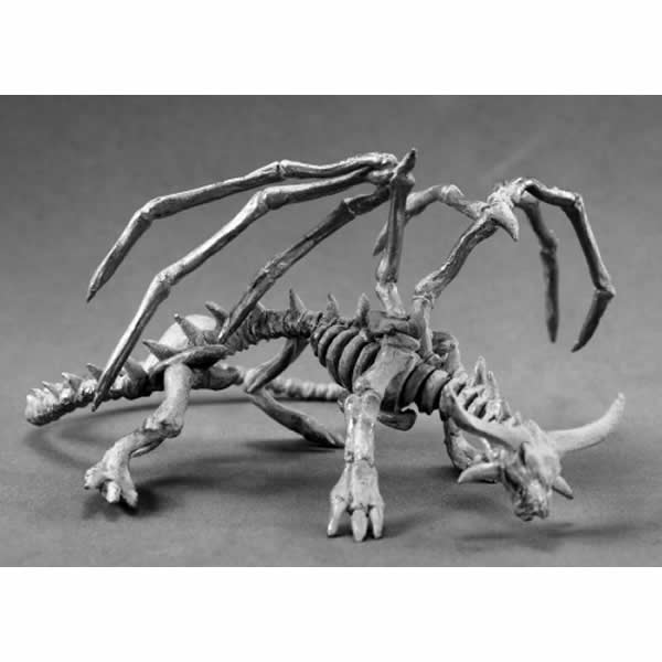 RPR03644 Skeletal Dragon Miniature 25mm Heroic Scale Dark Heaven Main Image