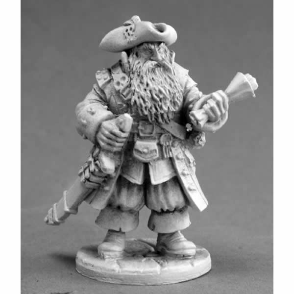 RPR03646 Barnabus Frost Pirate Captain Miniature 25mm Heroic Scale 3rd Image