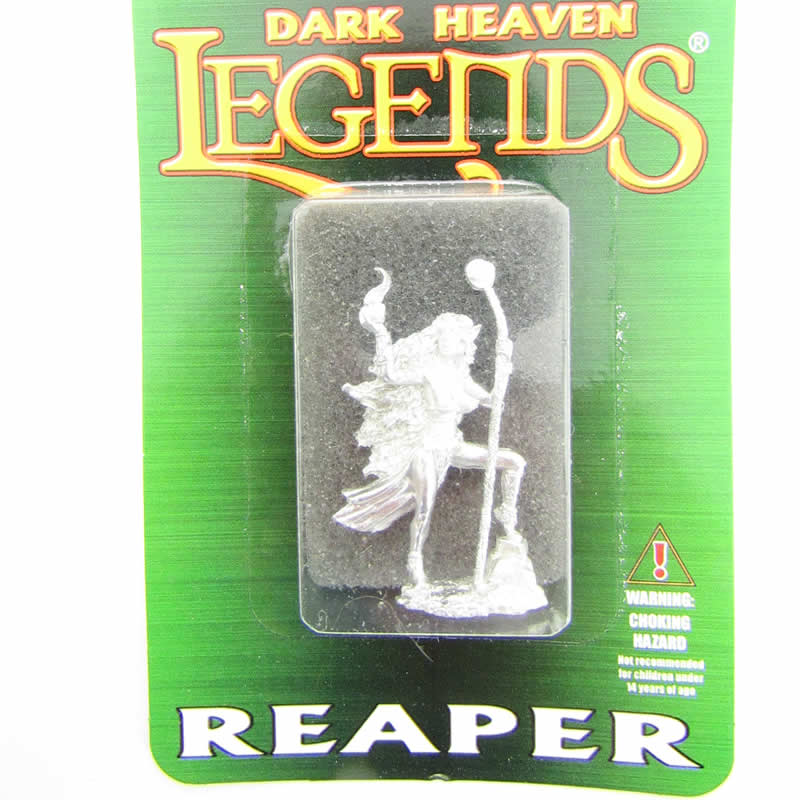 RPR03661 Zeldriia Elf Sorceress Miniature 25mm Heroic Scale Dark Heaven 2nd Image